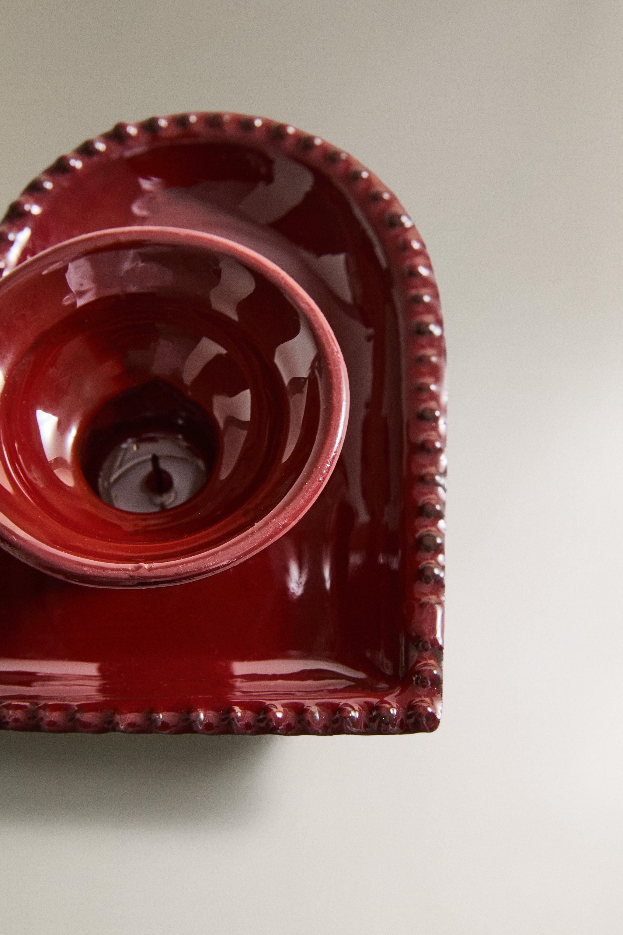 IRON HEART CHRISTMAS CANDLESTICK